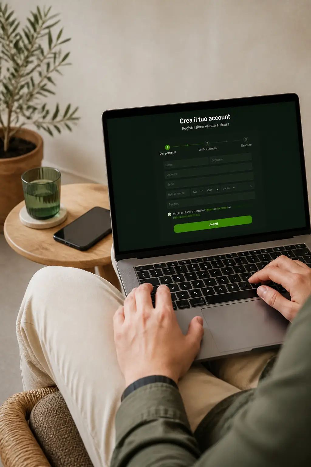 Verde Casino Registrazione Italia – Crea il Tuo Account visual guide for Verde Casino
